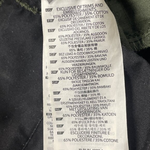 5.11 Tactical Women's Green Cotton Ripstop Cargo Pants Durable Utility Size 6 - Picture 11 of 12